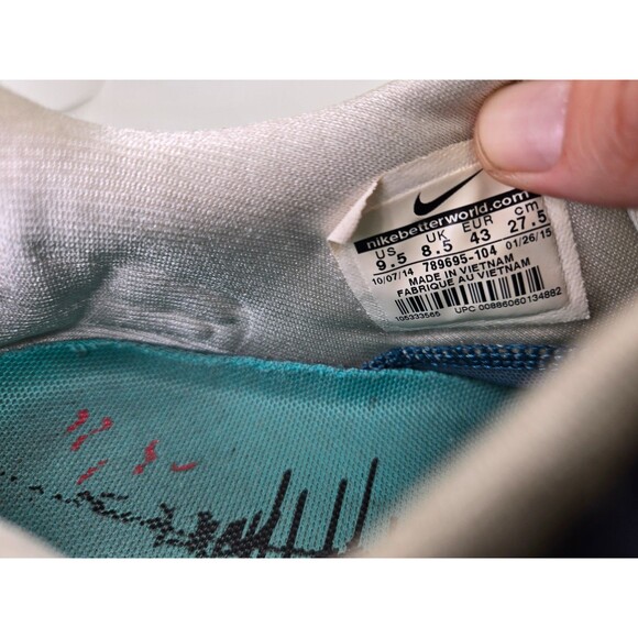 Nike Air Max Zero Air Max Day Shoes Men's 9.5 Blue Running Athletic Gym Sneakers - Picture 9 of 9